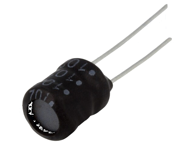 Smoorspoel: draadgewonden; THT; 1mH; 300mA; 2,1Ω; ±10%; Ø8,7x12mm Smoorspoel: draadgewonden; THT; 1mH; 300mA; 2,1Ω; ±10%; Ø8,7x12mm